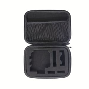 TEMU 1pc EVA 하드 쉘 액션 카메라 보관 케이스 - GoPro Hero 12/11/10/9/8/5, Xiaomi Yi 4K, SJCAM SJ4000, Eken H9R - 블랙 액세서리 정리함