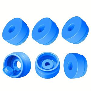 TEMU 3 & 5갤런 물통 뚜껑, 실리콘 재사용 가능 교체용 뚜껑, 55mm 물통 디스펜서 뚜껑용 누수 방지 뚜껑, 물 튀김 방지 뚜껑, 누수 없음