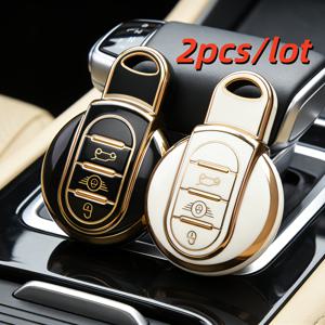 TEMU BMW MINI COOPER S ONE JCW F54 F55 F56 F57 F60 CLUBMAN COUNTRYMAN 키 FOB 커버용 자동차 키 케이스 커버 2개/세트