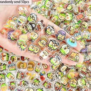 TEMU 랜덤 앵무새 아크릴 시트 참 50개, 2cm/0.79인치, DIY 주얼리 액세서리, 목걸이, 팔찌, 펜던트 및 기타 공예용품, 작은 선물용