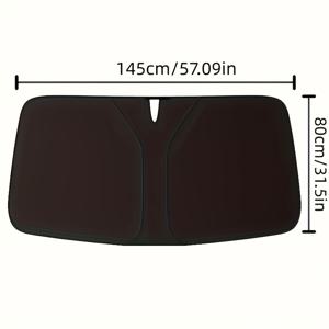 TEMU 분리형 디자인의 접이식 차량 햇빛 가리개, UV선 및 열을 차단, 다양한 차량 모델에 적합한 휴대용 햇빛 커튼