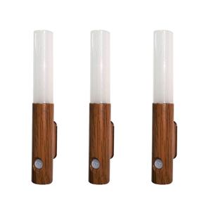TEMU 3개입 휴먼 센서 충전식 LED 마그네틱 벽등, 심플 스마트 무드등, 복도/침실/계단용 모션 센서 조명