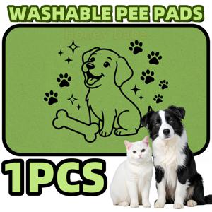 TEMU 1개 Pawpals 빨 수 있는 강아지 패드 - 재사용 가능, 흡수성, 미끄럼 방지 훈련 매트, 녹색 고수축 강아지 크레이트 패드, 흡수성 폴리에스터 섬유, 크레이트, 소파, 배변기 적합 - 세탁기 사용 가능/수동 세탁 가능, 찢김 방지