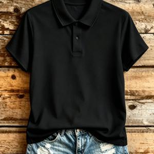 TEMU 여성용 여름 버튼 폴로 셔츠, 캐주얼 약간 시스루 반팔 상의, 폴로 카라 풀오버, 여성 의류, 봄/여름 여성 의류, 단색, 베이직 스타일, 라펠 카라, 루즈핏, 기계 세탁 가능, 드라이클리닝 불가, 통기성 원단, 배드민턴 및 기타 활동에 적합