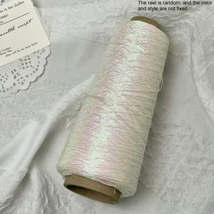 TEMU 약 100g 판타지 랜덤 컬러 구슬 실, 길이 100-150미터, DIY 수공예용 땋은 실, 가방 걸이 장식용, 고품질 구슬 실과 로프