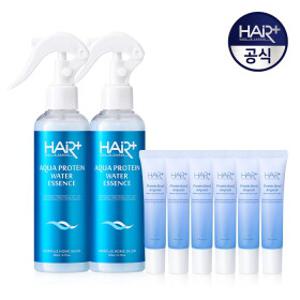 아쿠아 단백질 본드 워터 에센스 헤어 미스트 200ml X2개 + 단백질 앰플 15ml X6개 / 노워시 트리트먼트