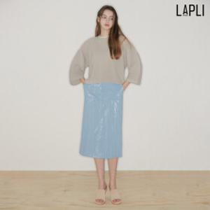 링클 레더 H라인 스커트_LWSKF323004