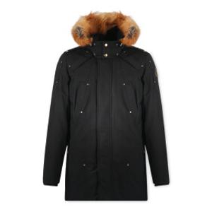 스크래치_무스너클 남성 폭스퍼 금장 로고 서머셋 스틸링 블랙 패딩 MK7588MPP 294(065731)
