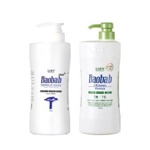 바오밥 LPP 국민 트리트먼트 플러스 1000ml + 건성샴푸 1000ml