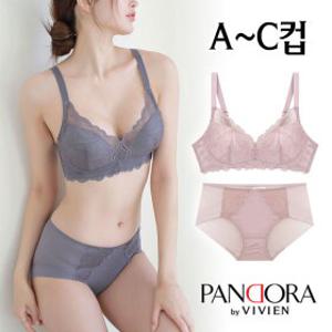 A~C컵 풀레이스 노와이어 몰드브라팬티2종(PB7168)75A-90C