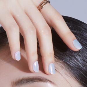 샵젤 미러스카이블루 네일팁 16pcs