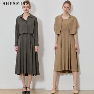 [쉬즈미스(SHESMISS)] 하이엔드 링클 재킷 앤 슬립 투피스 세트 (택가격: 398000원)