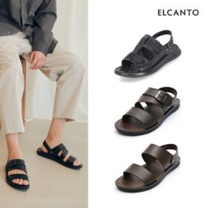 [정가 129,000원] 엘칸토 마쯔 남성 베이직 샌들 3종 택1
