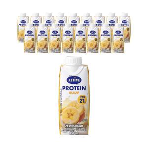 CJ 얼티브 프로틴 바나나 250ml, 18개