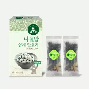 밥지을때 바로넣는 유기농 곤드레,어수리,곰취나물 12인분(15gx6