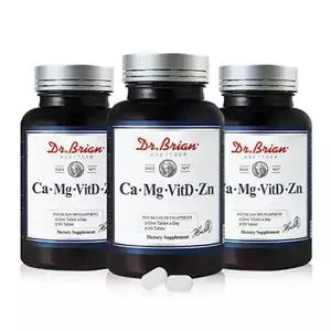 닥터브라이언 칼슘 마그네슘 비타민D 아연, 1,305mg, 90정, 3통
