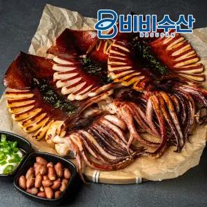 국내생산 원양산 반건조 피데기 오징어 특특대 750g 5미