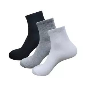 국산(GS) 남성 여성 학생 심플 단목 중목 장목(10켤레) 베이직 ,무지 ,밴드골 단목,뉴 심플 중목, 무지, 흰색, 패션,장목양말