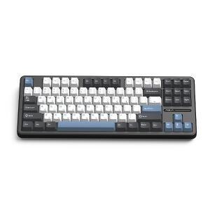AULA F87 PRO 독거미 유무선 기계식 키보드 한글 (인디고 블랙) 오테뮤 저소음피치