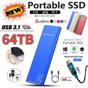 외장형 HD 2TB 휴대용 SSD 1TB 하드 드라이브 4TB 16TB Type C USB 3.1 8TB 모바일 디스크 노트북용 고속 스토리지 장치