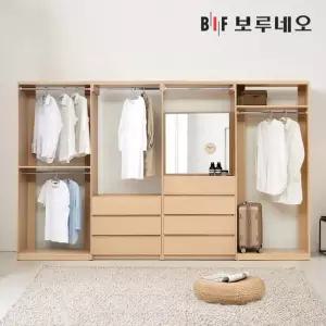 [착불]보루네오 리타 시스템행거 드레스룸 3200 Y세트