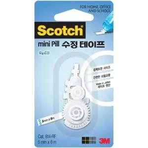 [하프클럽/]스카치 미니필 수정 테이프 리필 X 5mm 6m