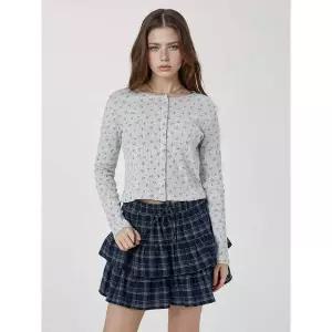 [후아유](센텀시티점)Eyelet Long Sleeve Cardigan / WHLAG2323F