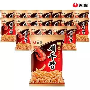 농심 매운새우깡 90g x 20봉
