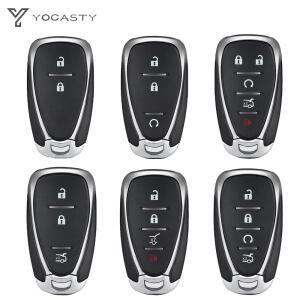 스마트키 YOCASTY 쉐보레 스마트 키 쉘 케이스 카마로 크루즈 말리부 이쿼녹스 오닉스 스파크 교체 커버 2 버튼 3 4/5