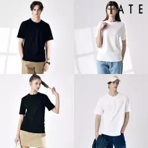 TATE 26SS 남녀 오가닉 튜블러 티셔츠 7종