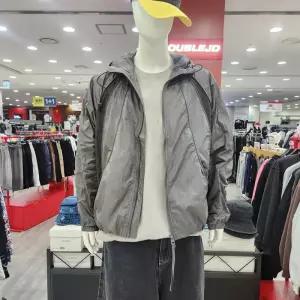 [더블제이디](공용) 배색후드 바람막이 점퍼 JHZZ60401_GN