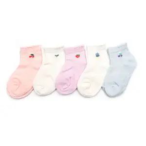 미쯔망커즈 5켤레 국산 아동 발목 양말 세트 유아 아기 여아 어린이 키즈 초등 학생 주니어