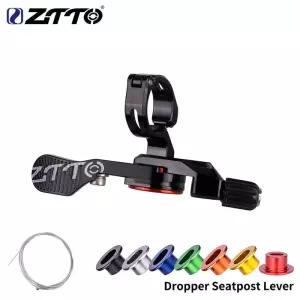 ZTTO MTB Dropper 시트 포스트 레버 자전거 리모콘 조정 가능한 핸들 베어링 기계식 범용 시프터 스타일