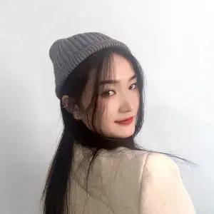 [하프클럽/]포엔 니트 숏비니 그레이 와치캡 비니모자 겨울모자