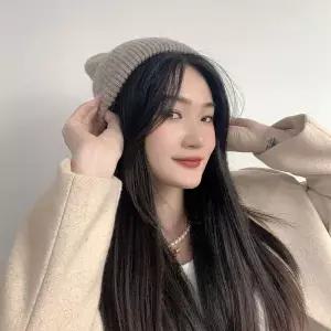 [하프클럽/]브랜뉴 니트 비니 브라운 겨울모자 겨울비니 패션비니