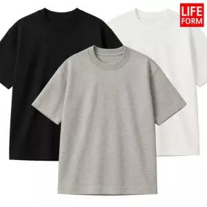 무지 반팔티 티셔츠 반팔 면티 흰티 여성 남성 무지티 라운드 오버핏 10수