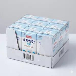 후디스 소화 편한 우유 오리지널 190ml 24개