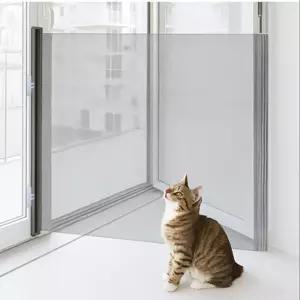 강아지 고양이 안전 문 애견 울타리 셀프 슬라이드 펜스 무타공 dog cat