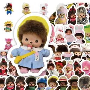 귀여운 몬치치 스티커 스크랩북 휴대폰 케이스 파티 데칼 DIY 핸드북 선물용 장식