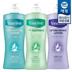 [애경][S] 바세린 바디로션 450ml x3개 (+비누1입 2개증정)