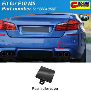 BMW F10 f10lci M5 M용 후면 범퍼 트레일러 견인 후크 캡 커버 51128048592 51118048681 51118055236 51118