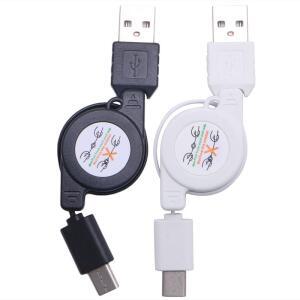 100W 리트랙터블 타입 C toC형 접이식 데이터 및 동기화 충전기 휴대폰 PC T21A용 USB 3.1 케이블