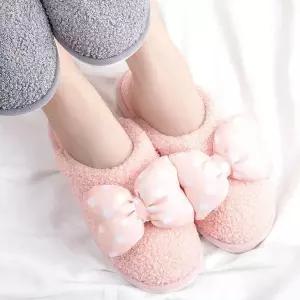 [하프클럽/셀러허브_아웃도어]귀여운 실내 슬리퍼 따뜻한 방한 거실 핑크