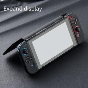 닌텐도 호환 스위치 케이스 360도 풀 서라운드 가죽 분리형 핸들 TPU