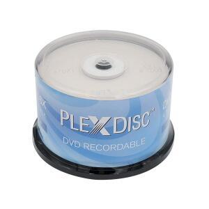 PLEXDISC DVD 7GB 16X 로고 브랜드 기록 가능 미디어 디스크 50 스핀들 FFP 632 814 BX