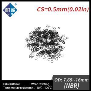 20 개/몫 고무 블랙 NBR CS 0.5mm 두께 OD7.65/8/9/10/11/12/13/14.5/16mm 오링 가스켓 시계 방수 니트릴