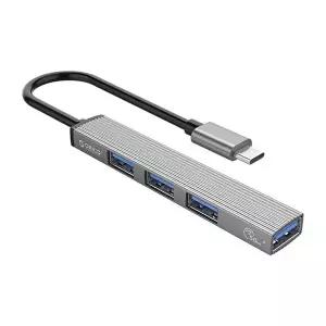 고품질 오리코 C타입 USB 허브 4포트 알루미늄 USB3.0 AH-13 컴퓨터허브 노트북허브 A타입허브 WFOEMGU