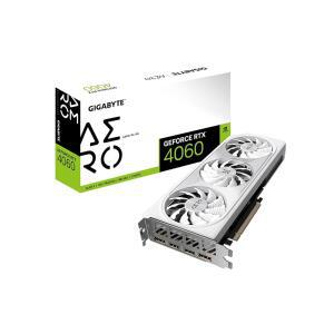기가바이트 지포스 RTX 4060 AERO OC 8G 그래픽 카드, 3배 윈드포스 팬, 8GB 128비트 GDDR6, GV-N4060AERO OC-8GD 비디오 카드