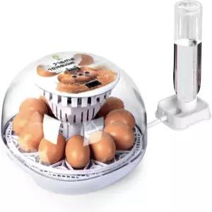 Nest I 초보자를 위한 2개의 달걀 인큐베이터 자동 돌리기 리필 물병으로 일관된 습도 부화하는 닭 거위