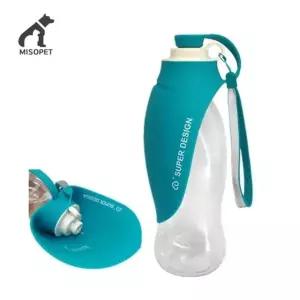 미소펫 반려동물 휴대용 잎사귀 2in1 물그릇+물병 (W70F33C)